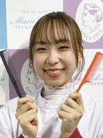 奨学生に選ばれた毛利山さん | 東京の美容学校で美容師のプロを目指す｜マリールイズ美容専門学校